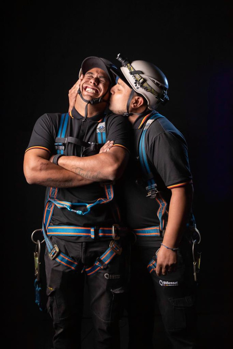Equipo de riggers de Stöessel
